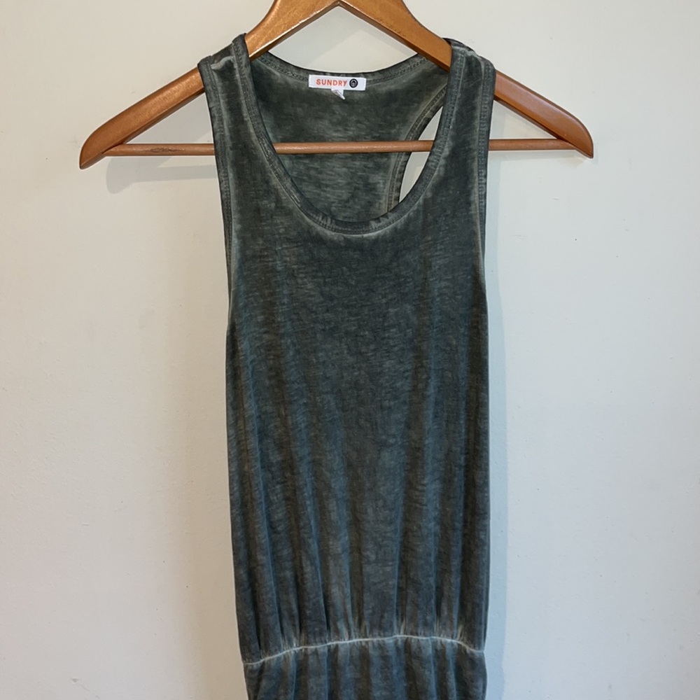 Sundry Racerback Ruched Dress - Picture 7 of 9